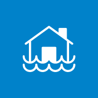 Flood Information Graphic Button