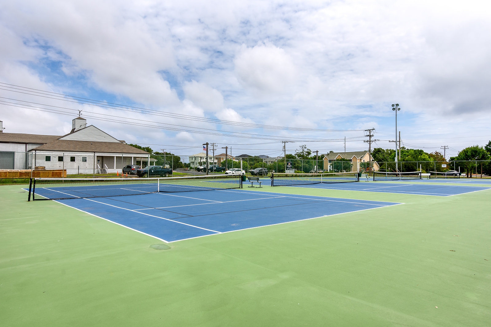 Image of tennis courts