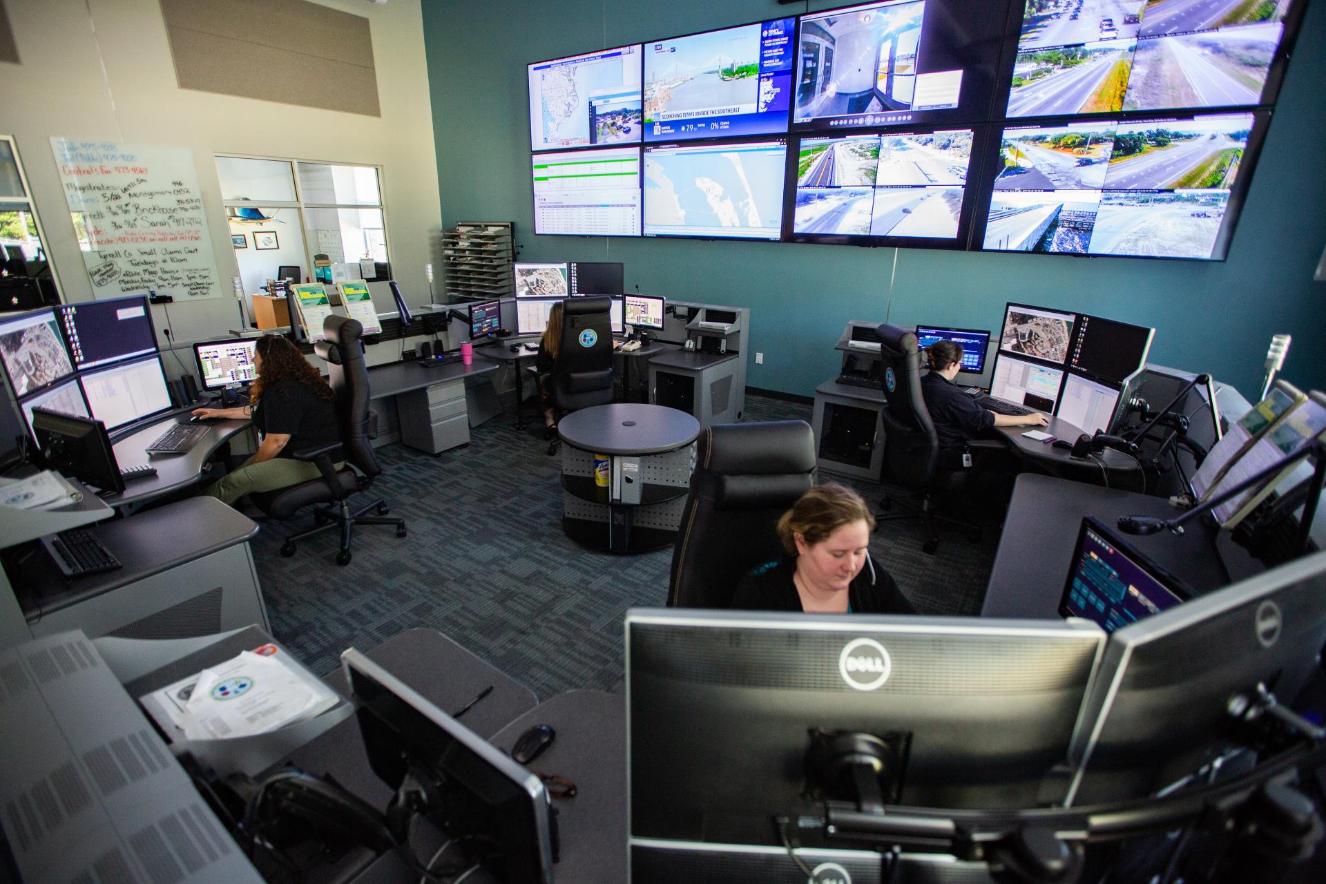 Image of the Dare County 911 Communications Center