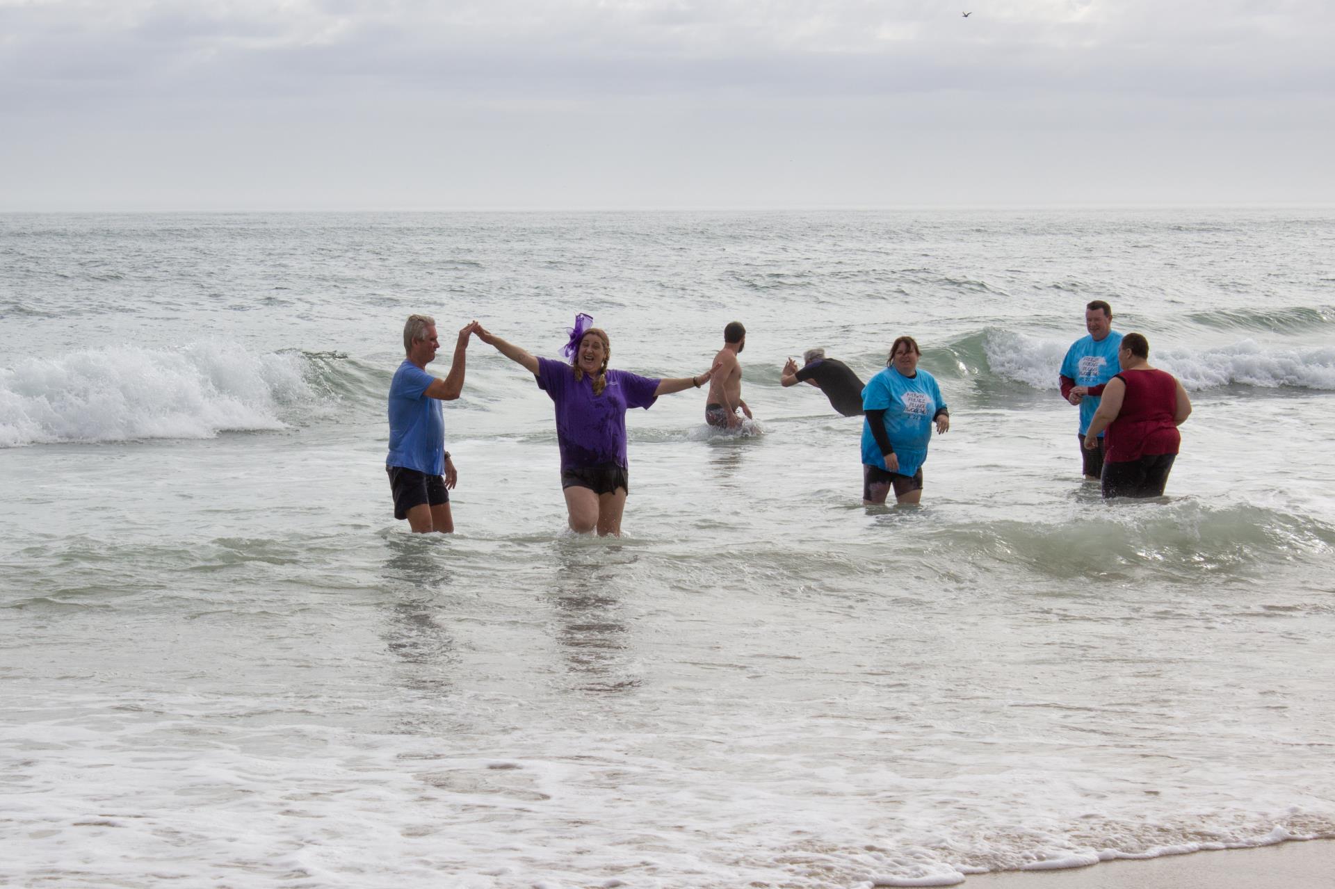 Dare County Special Olympics athletes take part in the 2022 Polar Plunge