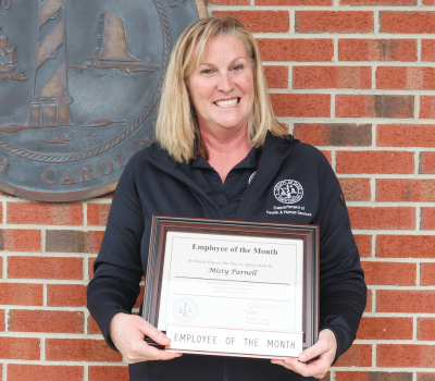 Dare County Senior Environmental Health Specialist Misty Parnell Named April 2024 Employee of the Month